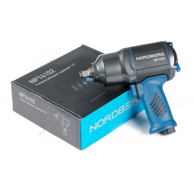 Пневмогайковерт ударный NORDBERG NP14102, 1/2", 1300Нм, переключение одной рукой