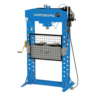Пресс гидравлический NORDBERG N3676A (75 т, пневмоуправление)