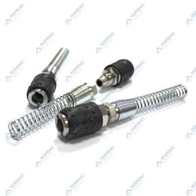 Быстроразъем пневматический под шланг 10х12мм 64/MF с пружиной