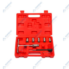 Набор инструментов для восстановления и очистки посадочных мест форсунок (7 предметов) Horex HZ 25.1.073S