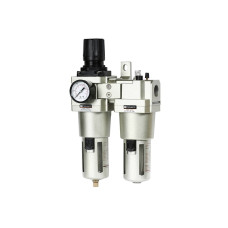 Фильтр-влагоотделитель с регулятором давления + лубрикатор 1" Horex AC5010-10