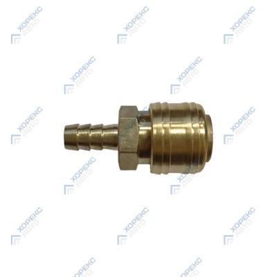 Быстроразъемное соединение пневматическое под шланг 10 мм RQ-105S
