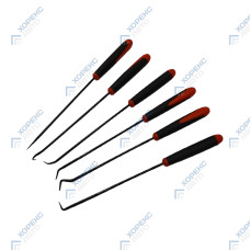 Набор крючков для демонтажа уплотнительных колец и сальников (6 предметов) Horex HZ 25.1.179S