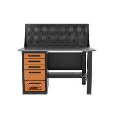 Верстак однотумбовый 5 ящиков с экраном Garopt оранжевый 1400*700 GT1400STY5PP Верстак однотумбовый 5 ящиков с экраном Garopt оранжевый 1400*700 GT1400STY5PP
