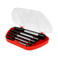 Набор экстракторов для поврежденных болтов 5 предметов (3-19 мм) Horex HZ 24.1.061W