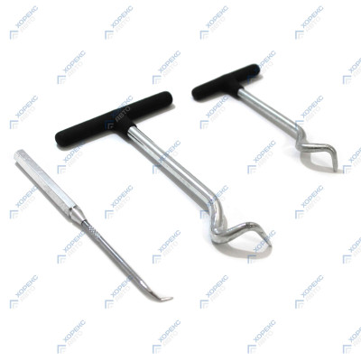 Набор крючков для демонтажа уплотнительных колец и сальников (3 предмета) Horex HZ 25.1.120S