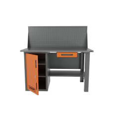 Верстак однотумбовый с ящиком и экраном 1400*700 GAROPT GT1400STDY1PP Верстак однотумбовый с ящиком и экраном 1400*700 GAROPT GT1400STDY1PP