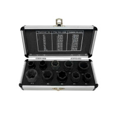 Набор экстракторов поврежденных болтов и гаек, 10 предметов ГАММАТЕСТ GT1Y110