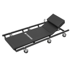 Лежак подкатной на 6-ти колесах с регулируемым подголовником F-TR6452 BIG