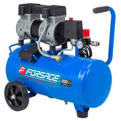 Компрессор поршневой с прямым приводом,2 цилиндра,безмасляный F-BM20/24 UPH