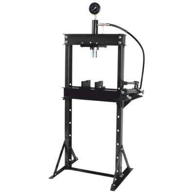 Пресс гидравлический с манометром напольный 12т, (раб. высота: 0-900мм, раб. ширина: 475мм, раб. стол:180х475мм, ход штока:175мм) RF-12002 BIG[из 2-х частей]