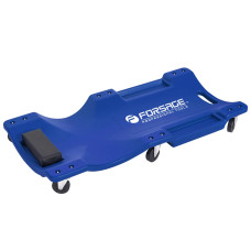 Лежак пластиковый подкатной на 6-ти колесах с паралоновым подголовником F-9U0311P36