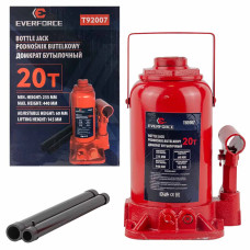 Домкрат бутылочный гидравлический с клапаном 20т EF-T92007
