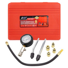 Индикатор компрессии бензинового двигателя 8пр., в кейсе JBC-908G1