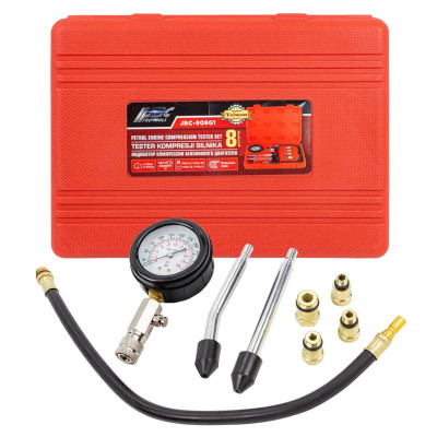 Индикатор компрессии бензинового двигателя 8пр.,в кейсе JBC-908G1
