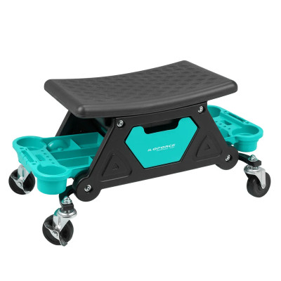 Стул пластиковый передвижной с выдвижным ящиком и пластиковыми ложементами IF-F-TRH6800