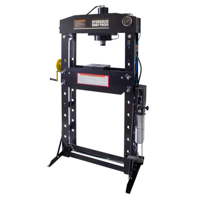 Пресс гидравлический напольный 50т PROFI,ручной/ножной привод(рабочая высота: 0-1000мм, рабочая ширина: 700мм, рабочий стол: 250х700мм, ход штока: 200 RF-50030 BIG[дерев]