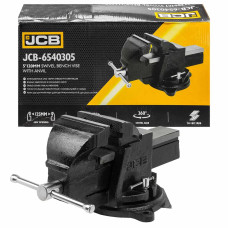 Тиски стальные поворотные с наковальней 5 -125мм JCB-6540305