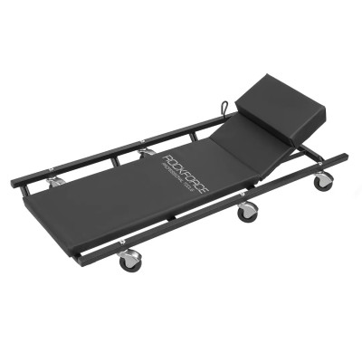 Лежак подкатной на 6-ти колесах с регулируемым подголовником RF-TR6452 BIG