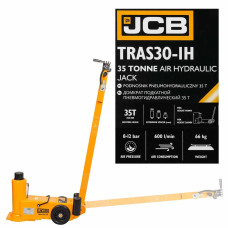 Домкрат подкатной пневмогидравлический в комплекте с удлинителями, 35т JCB-TRAS30-1H[из 2-ух частей]