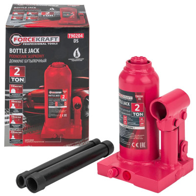 Домкрат бутылочный с клапаном 2т. FK-T90204 DS