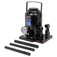 Домкрат бутылочный двухскоростной с манометром 50т F-TH905001 BIG