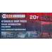 Пресс гидравлический напольный 20т (рабочая высота: 0-1010мм, рабочая ширина: 490мм, ход штока: 175мм) FK-20005