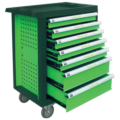 Тележка инструментальная 7-и полочная с набором инструментов 272пр FL-F-55304