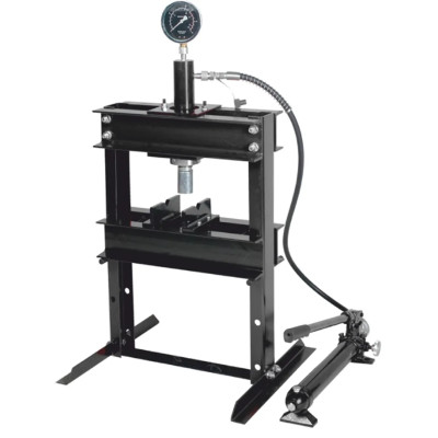 Пресс настольный гидравлический с манометром и выносным насосом 12т RF-12001 BIG