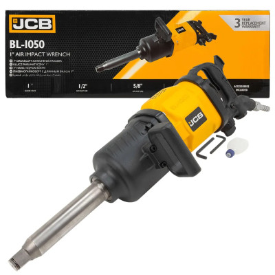 Пневмогайковерт ударный с длинным валом, реверсом и регулировкой усилия 1 JCB-BL-1050