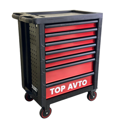 Тележка инструментальная, 7 ящиков X-887