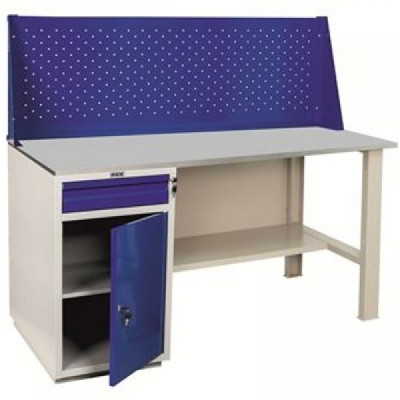 Верстак однотумбовый WD-2 с экраном L=120