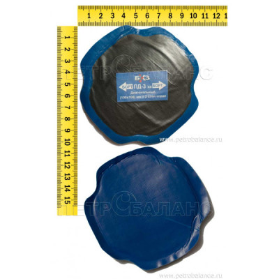 Пластырь ПД-3 хв диагональный 100х100мм, 2слоя корда