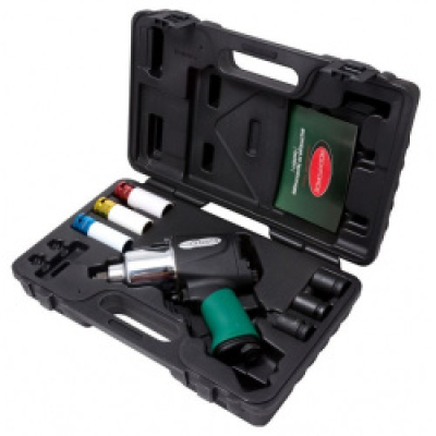 Пневмогайковерт ударный с набором ударных головок в кейсе Rock Force RF-82542K8