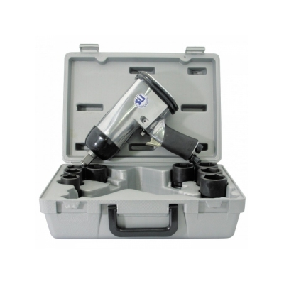 Ударный прямой пневмогайковерт c набором головок Sumake ST-5561K