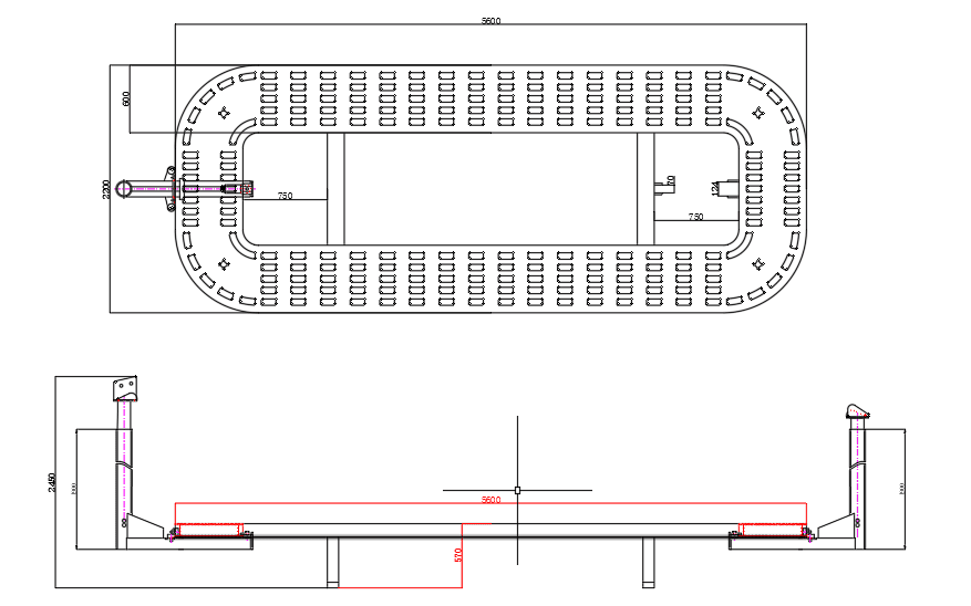 Размер на платформенный стапель ESBerg ESB 2-10-1