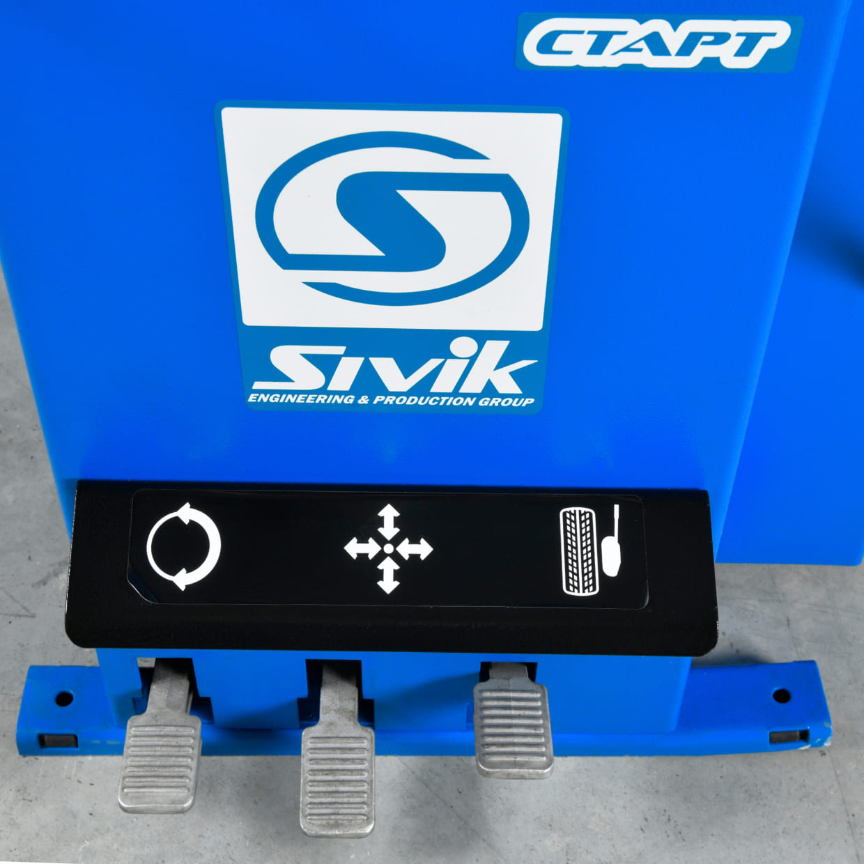 Удобное расположение педалей